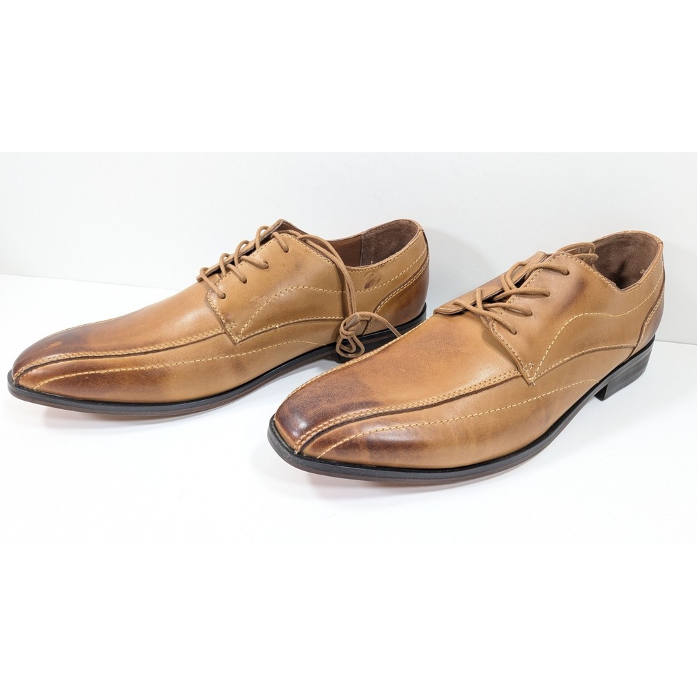 Frederico Leone Limited Tuxedo Shoes "Regent" Tan Size 9 Style 6551